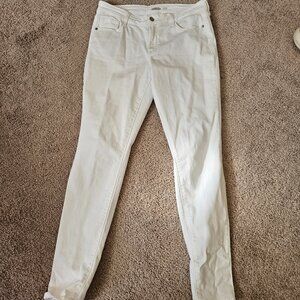 Old Navy White Rockstar Super Skinny Jeans